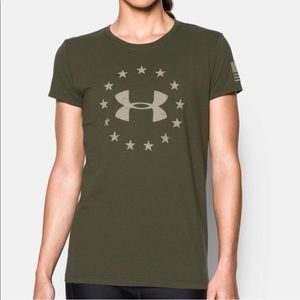 Under Armour Freedom Logo Tactical Shirt—S M L XL
